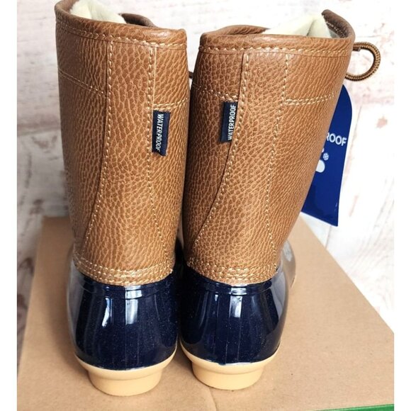 JBU By Jambu Maplewood Waterproof Navy/Tan Women’s Boots 8M Fall 2022 – Faux Fur - Picture 10 of 11